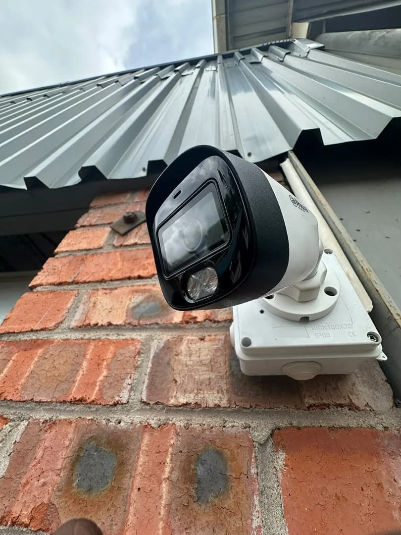 Exterior CCTV camera installed for Merc Pro in Harare